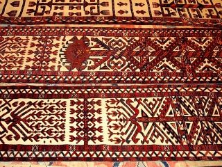 Fine quality antique antique Turkmen tent band

1300x46cm 

P.O.R

                         