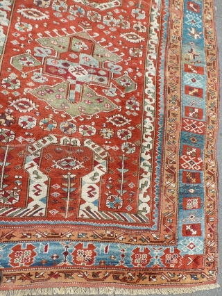 Turkish rug 205x163cm, beautiful colors                            