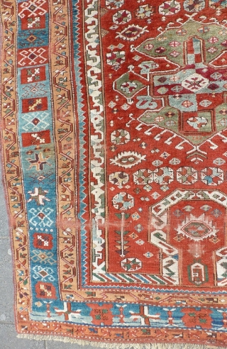 Turkish rug 205x163cm, beautiful colors                            