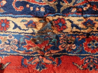 Antique Mashad Moglie 395x312, Top piece, in great condtion, wonderful rug.                      