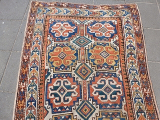 caucasian rug, 195x122cm, beautiful colors                            