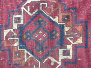 Its an old turkmen bag face good colors and good condetion                      