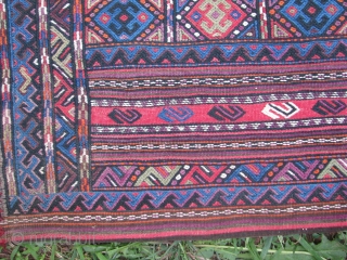 This is a kurdish sumak grain sack                          