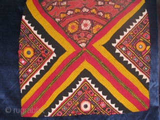 This is a large bag i believe its either rajasthan or beluch embroidery good needlework                  