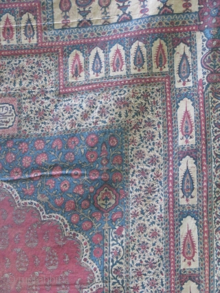 This is an old qalam kari mint condition with nice backing                      