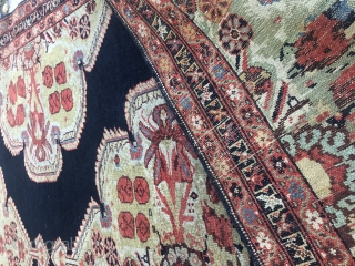 Antique mishen malayer in very good condition and pile ,original kilim ,no holes no stain and no repair.               