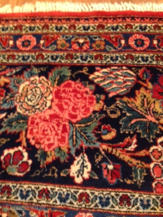 RUG NO	:	84
SIZE	:	315x522cm
TYPE	:	Qazvin circa 1910
ORIGIN	:	iran Qazvin  city
DESIGN	:	
CONTENT	:	kork wool
BACKGROUND COLOUR	:	ivory
BORDER COLOUR	:	multi

PRODUCT DESCRIPTION

pretty Qazvin carpet.fine and sturdy.
shiny  kork wool,very hard to find.
real Qazvin not a kashan or otherwise.
      