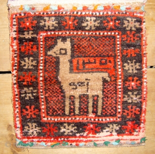 Small piled afghan bag.
30cm x 27cm.
Dated 1350[ AD 1932]                        