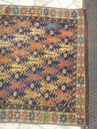 Shirvan fragment. wool on wool. low pile but very nice piece.
cm 150x100 1890 ca.


if you have some smartphone application you can get in touch with me also with
VIBER; KAKAOTALK; WHAT?S UP. so  ...