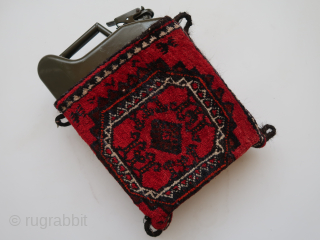 Bag, ca: 29 cm . x 29 cm . x 14 cm . Wool, cotton,  hair. Central Asian / Transcaucasia
( ? )          