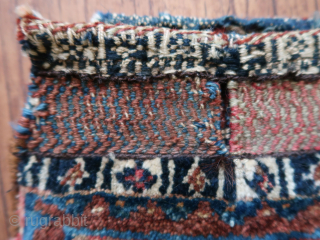 Bagface, ( Ghasghaie ? ) South Persian Tribal ( ? ). Ca; 58 cm. x 48 cm. Thick, sturdy, wool on wool, some other fibers, cotton.  different types of colors.   ...