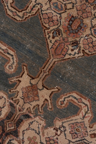 Malayer Carpet

9.5 x 10.4
2.89 x 3.16

Now wsith excised side borders, this west Persian rustic carpet displays a serrated ivory and green cartouche medallion on an attractively abrashed plain soft red ground. Birds  ...