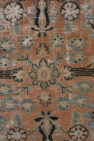 Mahal Carpet

8.7 x 12.0
2.65 x 3.65

This predominantly light coloured west Persian village carpet has a burnt pale apricot field with a spacious, large pattern design of rosettes, floral sprays and small   ...