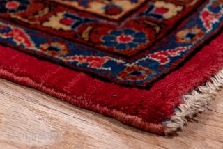 Kashan Carpet

8.8 x 12.0
2.68 x 3.65
 
This very  good condition central Persian city carpet shows a very slightly abrashed ruby red field with a tonally en suite medallion defined by dark  ...