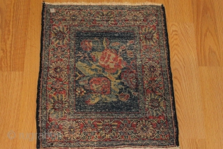 small rug looks perfect natural colors are the perfect fine and tightly woven 19th century  size 0.60cm x 0.50cm             