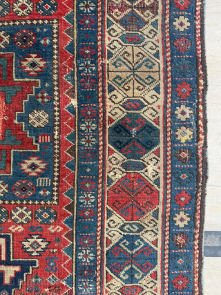 Caucasian Lezghi Shirvan İt Has Dated 1865 , size 95 x 150 cm. Please send me directly mail. 
emreaydin10@icloud.com              