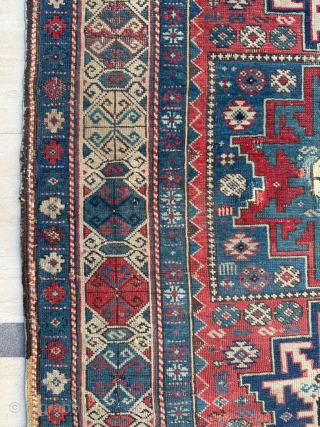 Caucasian Lezghi Shirvan İt Has Dated 1865 , size 95 x 150 cm. Please send me directly mail. 
emreaydin10@icloud.com              