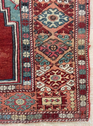Karapinar Prayer Rug Circa 1850 size 115x135 cm. There is a problem with my Rugrabbit Account. Please send me private mail. emreaydin10@icloud.com           