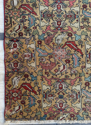 19th Century Persian Fragment, size 138x235 cm. Please send me directly mail. 
emreaydin10@icloud.com
0090+ 544 374 10 98                