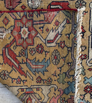 19th Century Persian Fragment, size 138x235 cm. Please send me directly mail. 
emreaydin10@icloud.com
0090+ 544 374 10 98                