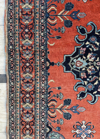 19th Century Signed Ferahan Rug, in good condition, size 126x194 cm. Please send me directly mail. 
emreaydin10@icloud.com

0090+ 544 374 10 98            