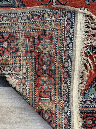 19th Century Signed Ferahan Rug, in good condition, size 126x194 cm. Please send me directly mail. 
emreaydin10@icloud.com

0090+ 544 374 10 98            