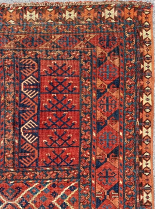 Turkman Ersari Engsi Circa 1850 size 127x190 cm                         