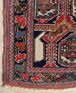 Persian Avshar Bagface Circa 1870s size 88x58 cm                         