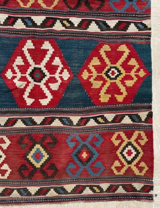 Caucasian Kelim Circa 1880 size 195x260 cm                          