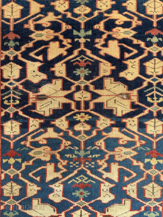 Kuba Shirvan Rug, Circa 1870, Size 108x200 cm. Please send me directly mail
emreaydin10@icloud.com                    