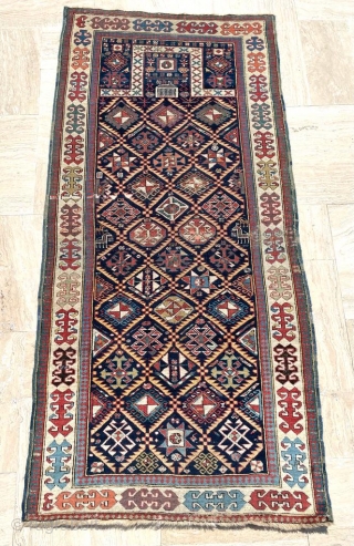 Prayer Akstafa Shirvan Circa 1860-1870 size 87x182 cm                         