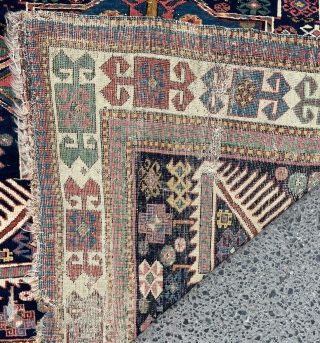 Akstafa Rug  Circa 1850 size 118x283                          