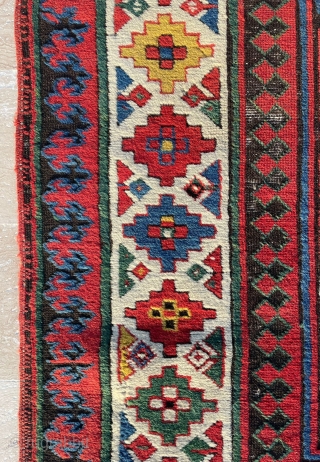 Caucasian Rug Circa 1860 size 110x250 cm                          
