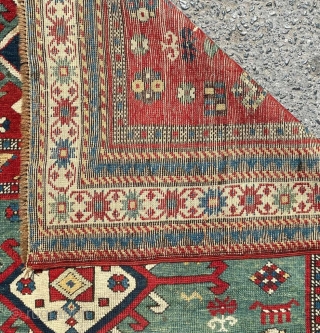 Late of the 19th Century Caucasian Rug, size 125 x 264 cm. Please send me directly mail. emreaydin10@icloud.com               