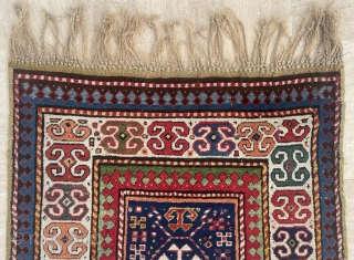 Caucasian Gendje Rug Circa 1870 size 105x 285 cm                        