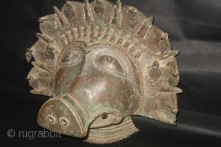 The Boar (Panjurli) BHUTA Mask from Karnatka region.                         