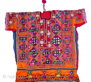 free shping worldwide..... thank you for visiting here....... banjara very old vintage hand hard embroidered multi color dress for women - Ethnicbanjaramart These are vintage items and not new. So, please do  ...