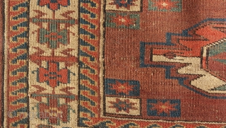 19th century yomut torba.size 1.8x3.3 ft
                           