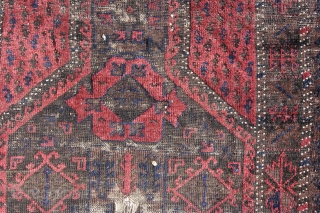 antique baluch prayer rug.                             