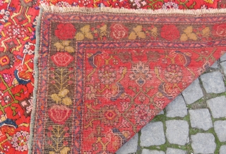 Caucassian Karabag rug wonderful colors and excellent condition all original size 3,85x1,60 cm Circa 1900                  
