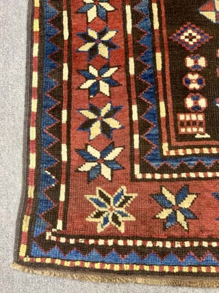 Caucasian Karabagh with boteh pattern. 250 x 133 cm                        