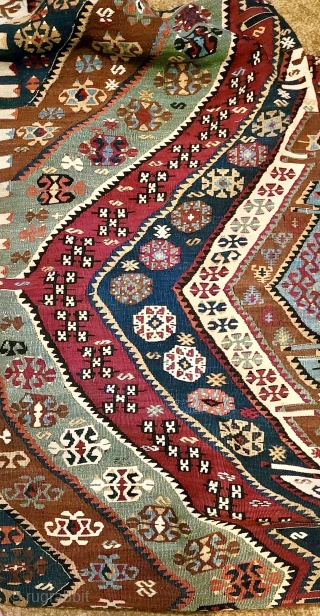 Anatolian Malatya or Reyhanli kilim. 340 x 91 cm                        