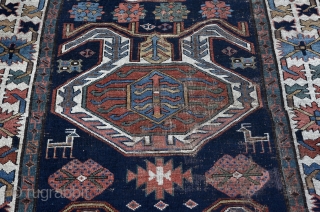 Caucasian Lenkaron runner. Probably late 19th century. All natural colors. 352cm x 100cm/ 11’ 6,58” x 3’ 3,37”               