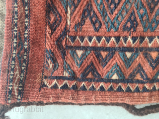 Antique turkmen Torba with sumakh embroidery with naturel dyes, good condition 

76cmx43cm / 70cm with tassels
~1920


Please contact me directly:
 
goekay.sargin@yahoo.de             