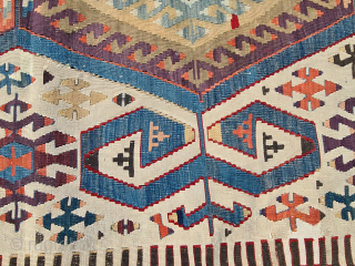 Antique nomadic double wing Aydin Kilim
~ 1870/80

Please ask for more details.

Please contact me only directly: 

goekay.sargin@yahoo.de                 