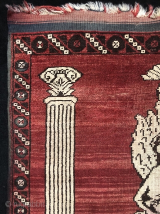 Anatolian Bergama Rug Size 110x118 cm / 3'6'' x 3'9''                       