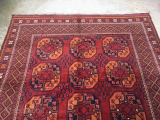 Antique Turkmen Ersari Rug Good Colors And Condition Size 325x208 cm                      