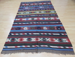 Caucasian Karabagh Kilim Size 172x302 cm /5'7''x9'9''                          