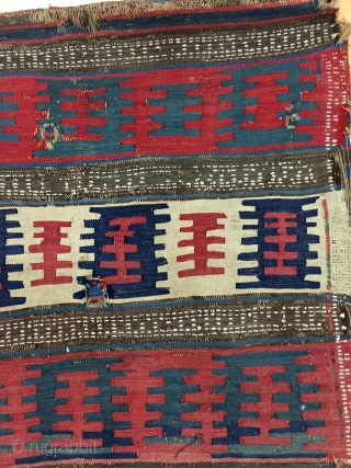 Caucasian Kilim Chuwall (Sack) Size 90x171 cm / 2'9''x5'7''                        