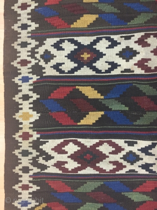 Caucasian Karabagh Kilim Size 145x168 cm / 4'8''x5'5''                         